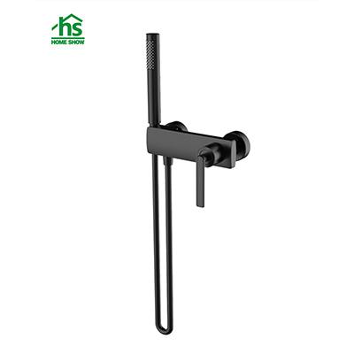 Single Function Matt Black Brass Material Bath and Shower Faucet Mixer for Bathroom D42 2001