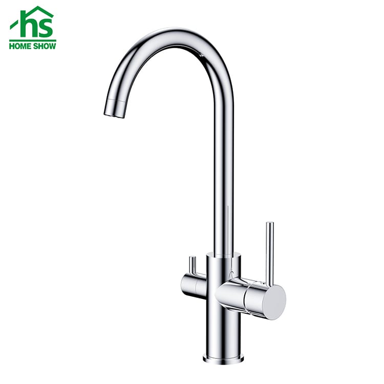 Single cold household faucet