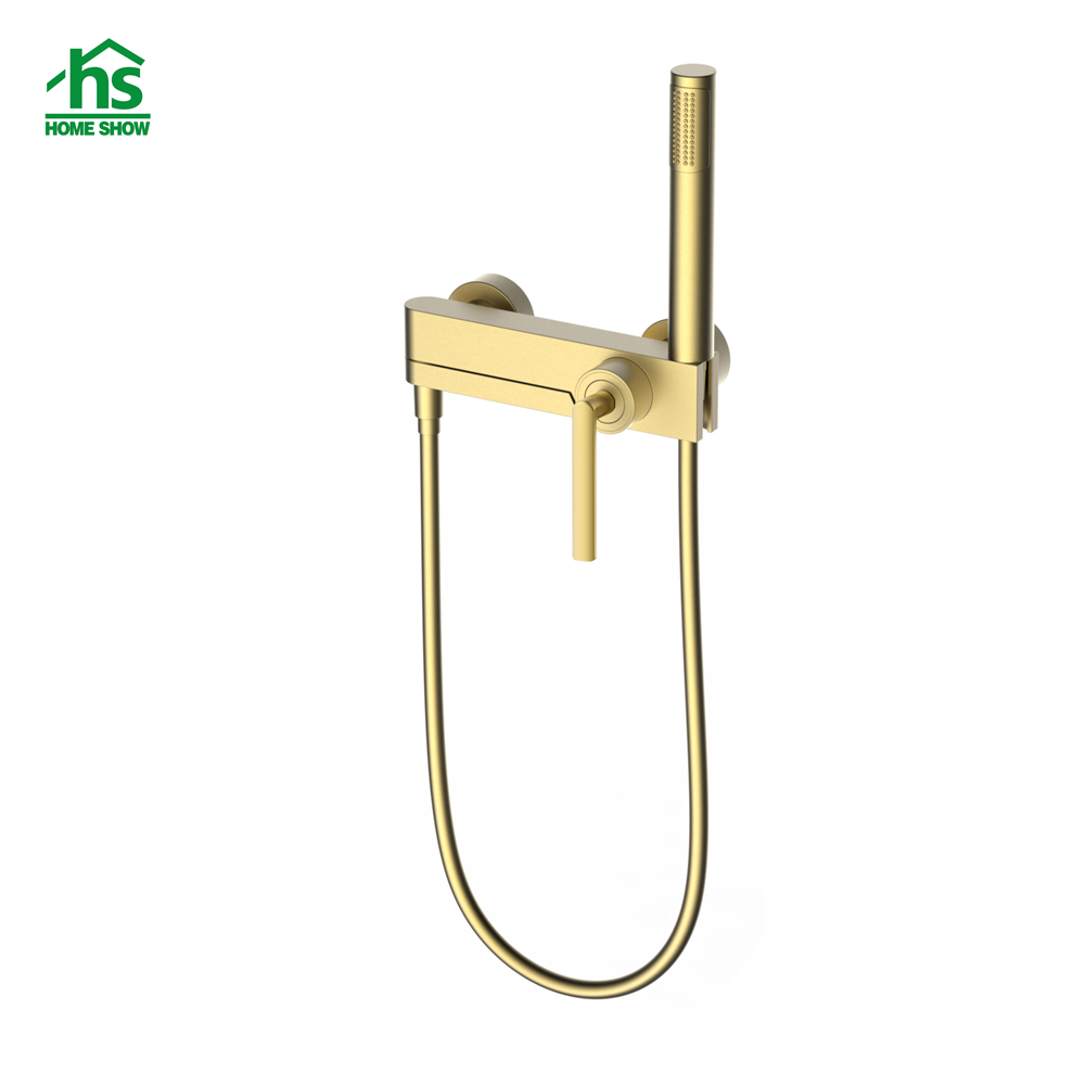 Wholesale Brushed Gold Brass Material Bath and Shower Faucet Mixer for Bathroom D42 4002