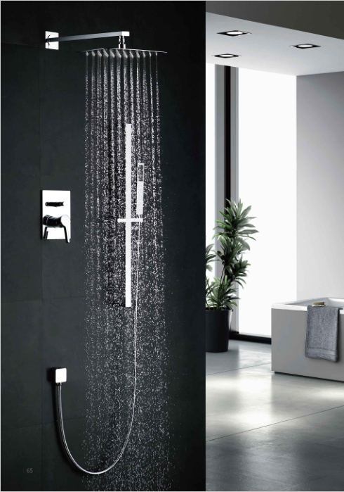 in wall shower set