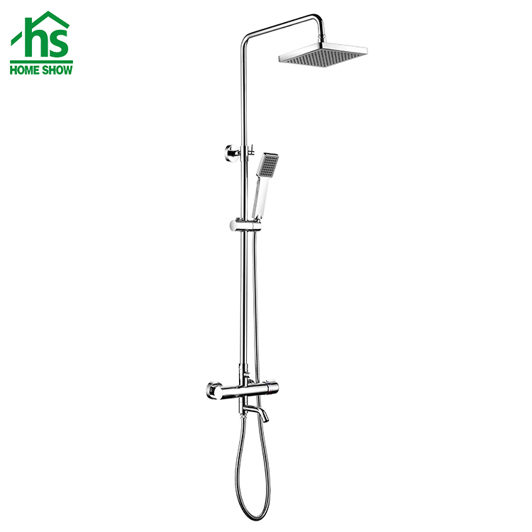 Wall Mount Design 3 Function Chrome Plated Brass Bathroom Shower Set D05 1158