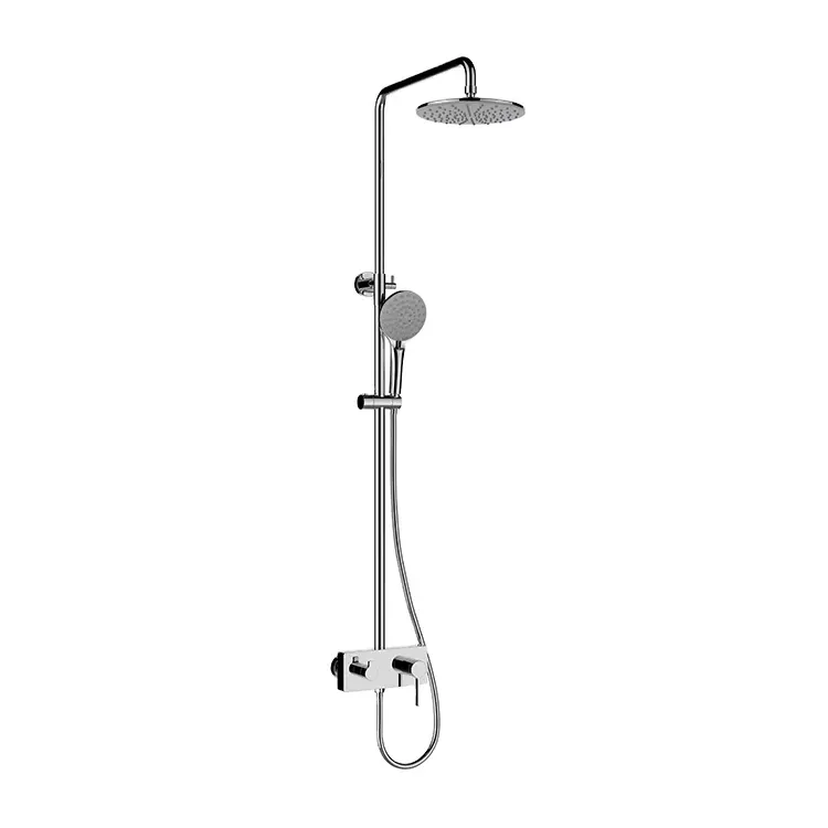 High quality manufacturers custom best-selling wall mounted chrome  shower faucet set D06 2006
