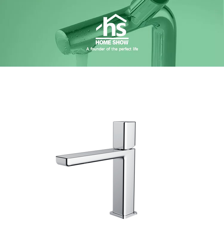 chrome basin faucet