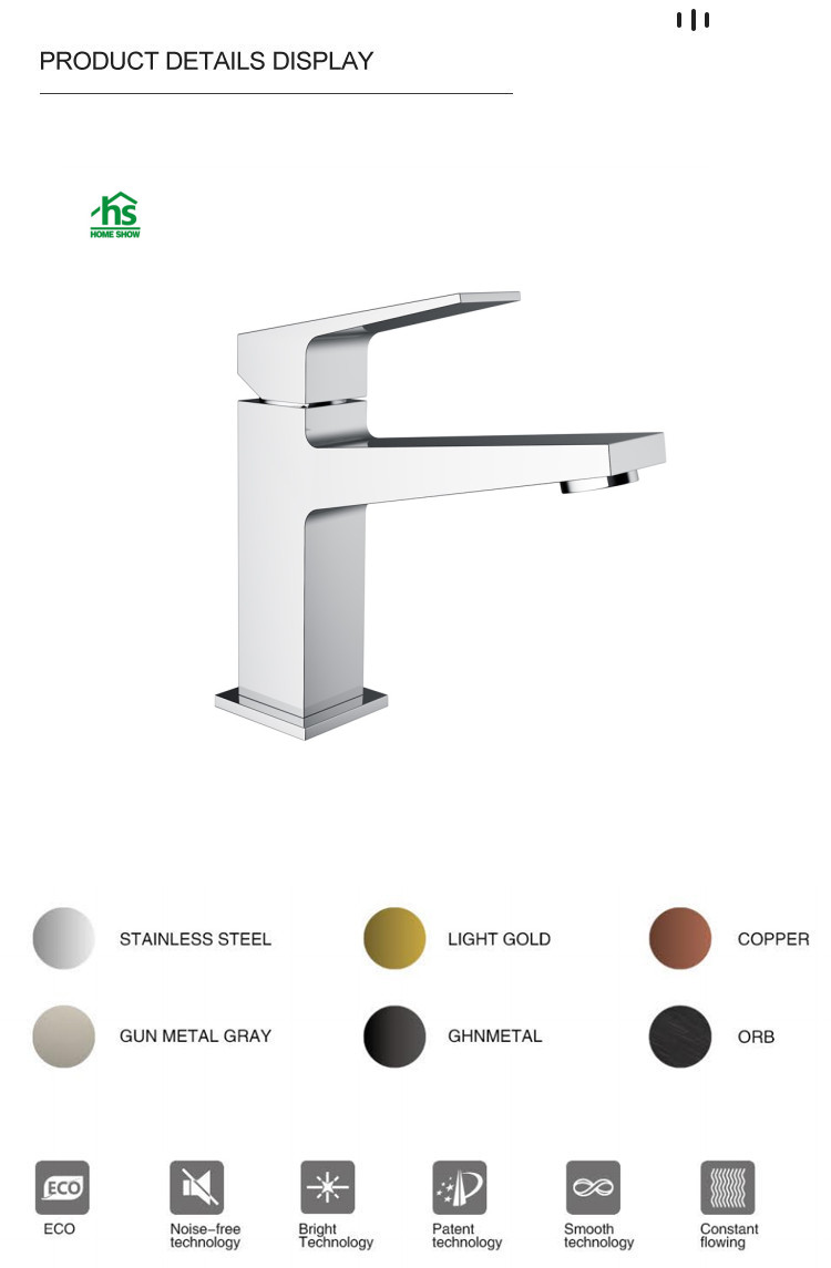 chrome basin faucet