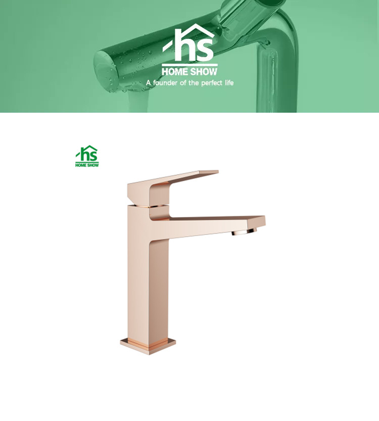 rose gold faucet