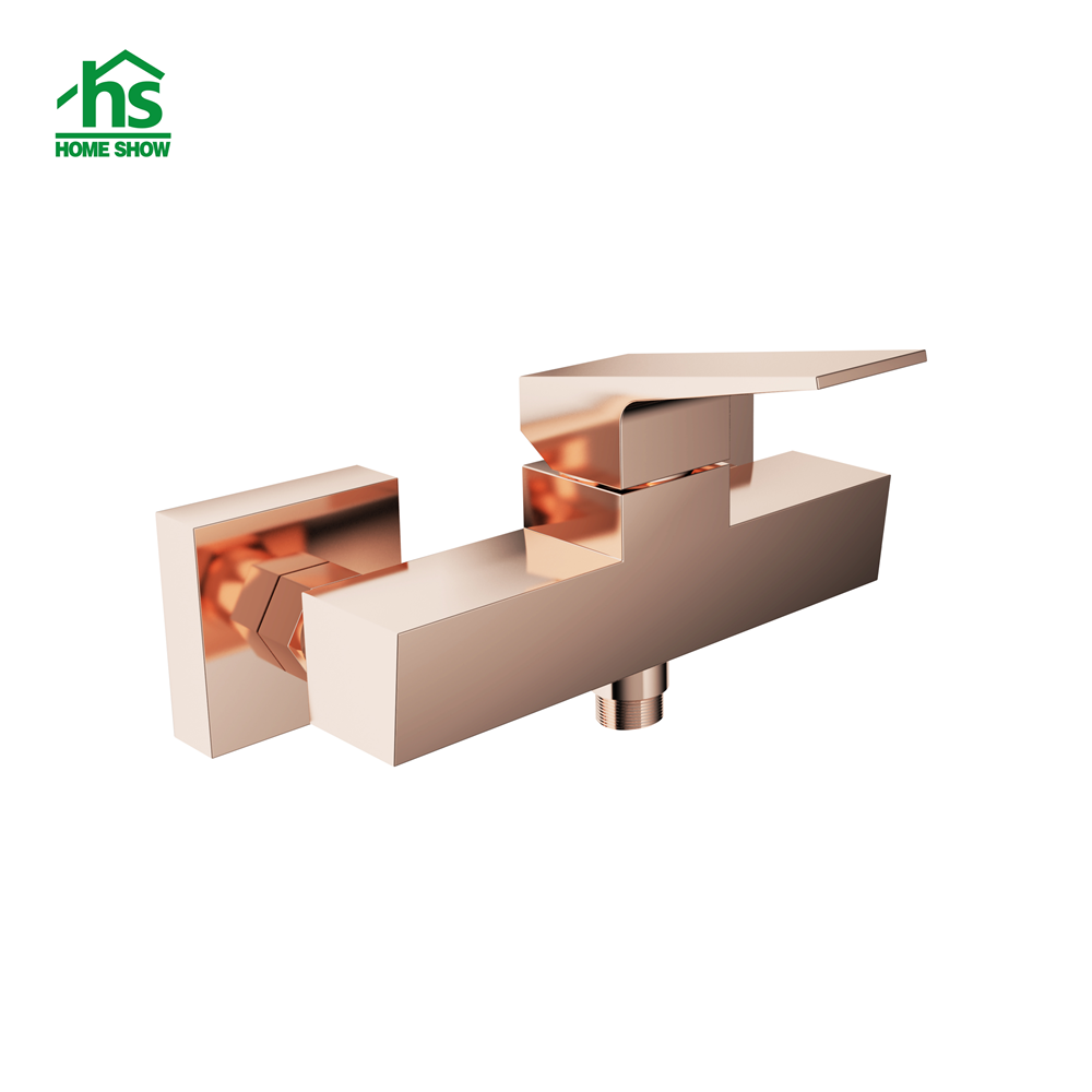 Chinese Factory Single Lever 5 Year Warranty Rose Gold Bathtub Shower Mixer for Bathroom D48 2004