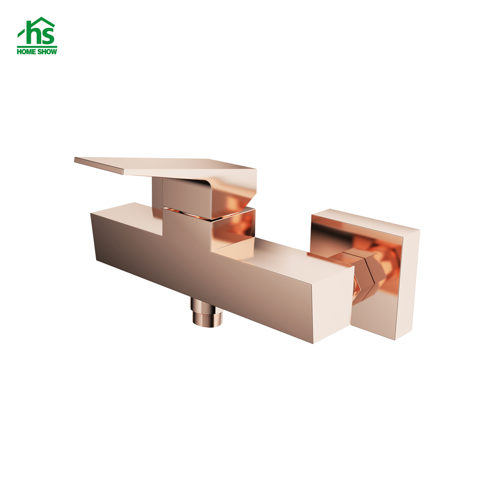 Chinese Factory Single Lever 5 Year Warranty Rose Gold Bathtub Shower Mixer for Bathroom D48 2004