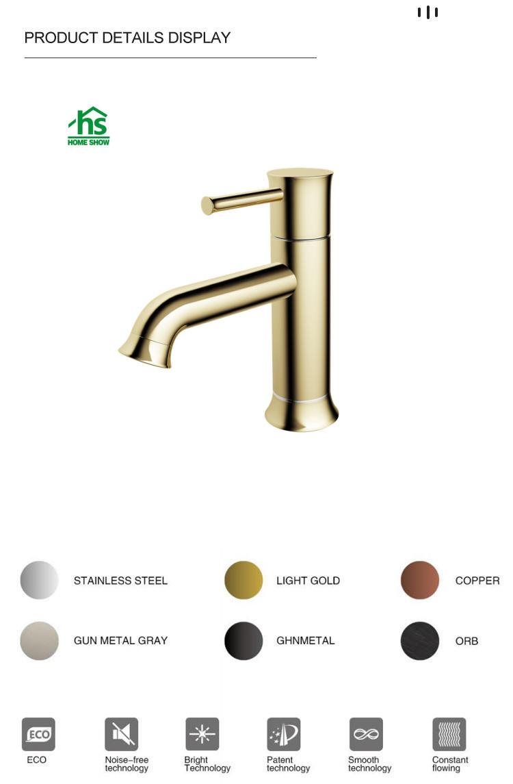 gold bathroom faucet