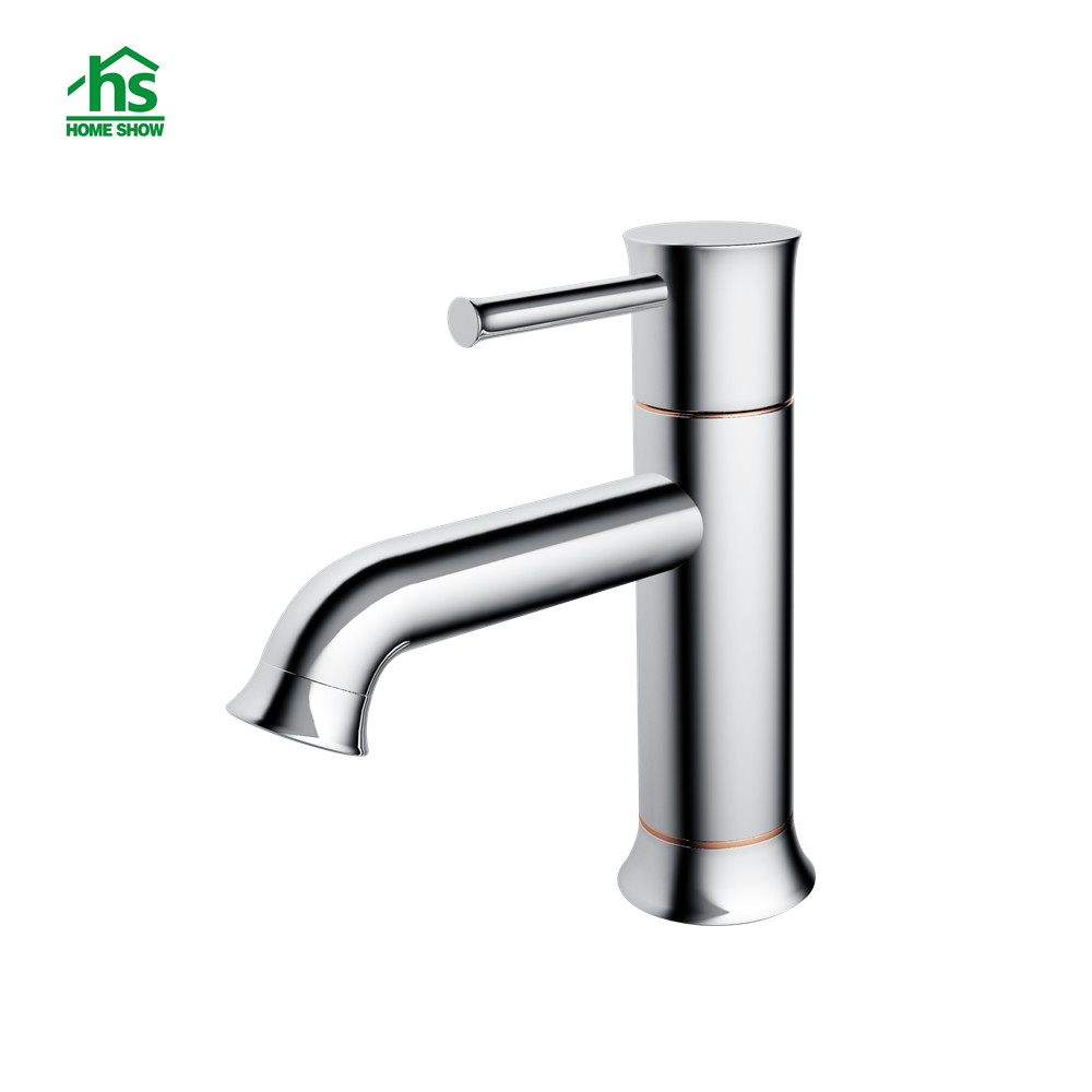 Wholesale Ecnomic Brass Chrome Single Level Basin Mixer Tap M45 1001