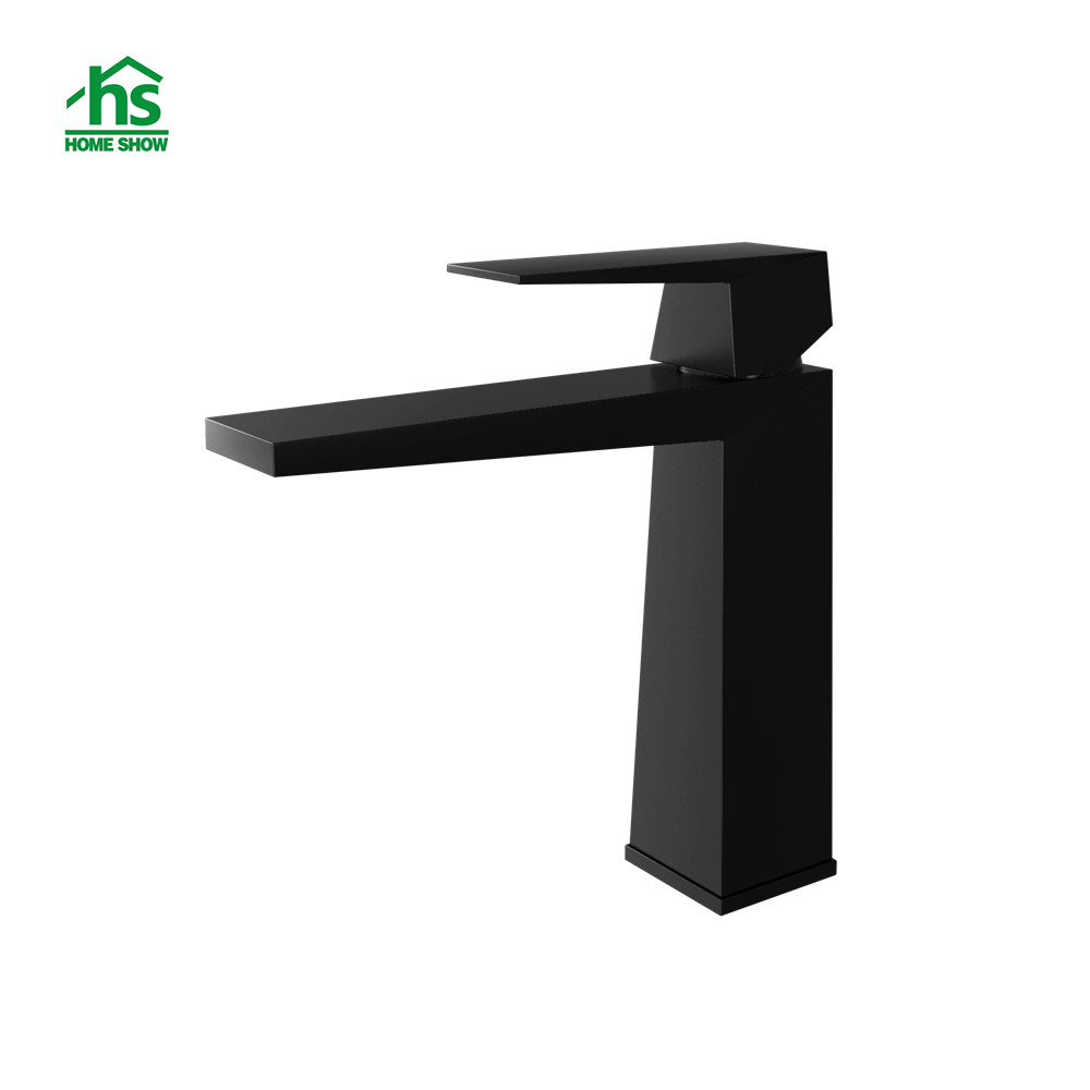 China Supplier OEM Black Single Level Hot and Cold Mixer Tap for Bathroom M45 2001