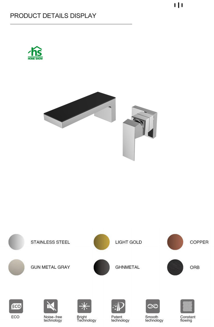 wall concelaed faucet