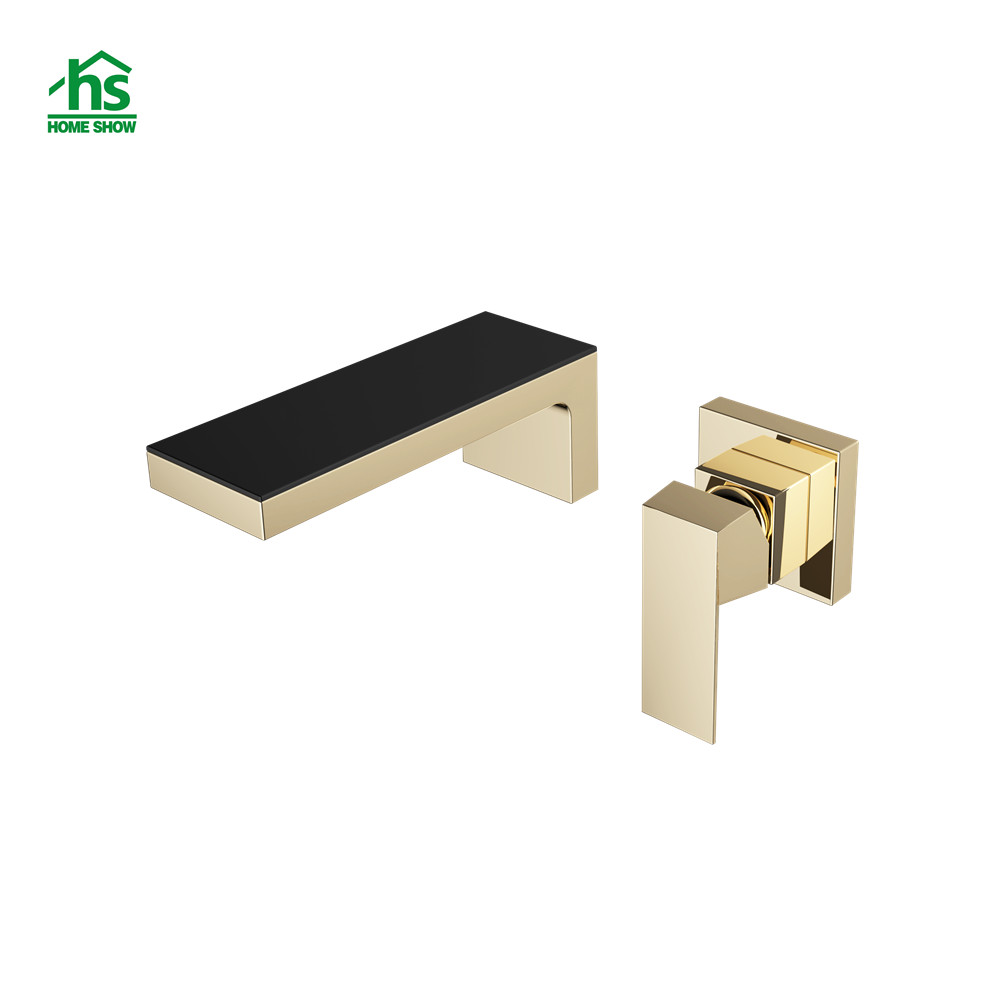 Factory New Design OEM Brass In Wall Gold Surface Bain Mixer M43 3004