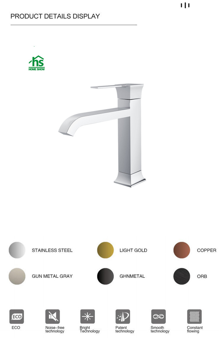 chrome basin faucet