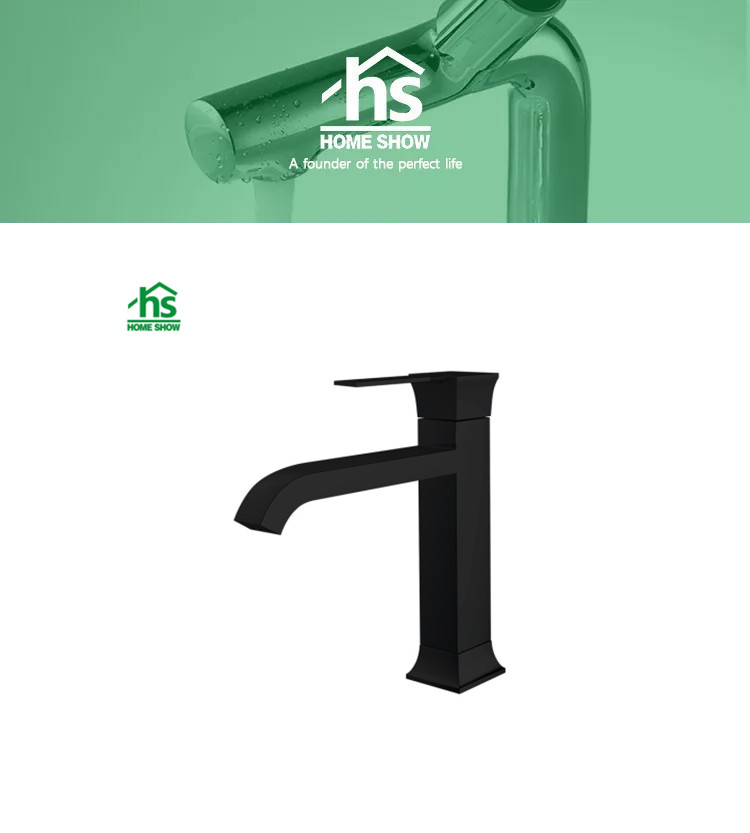 black faucet