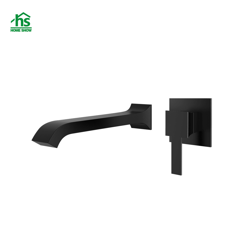 black concelaed faucet