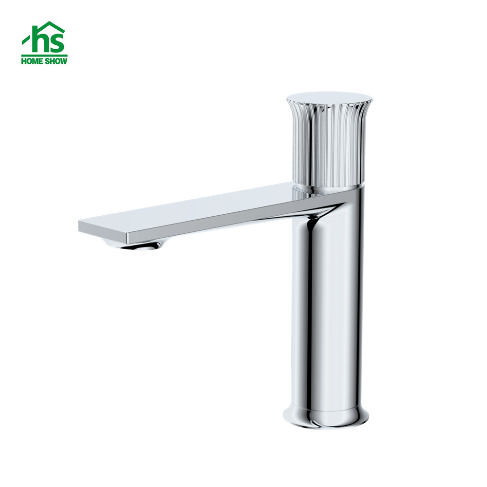 Wholesale Roman Column Elements Brass Chrome Single Level Basin Mixer Tap M47 1001