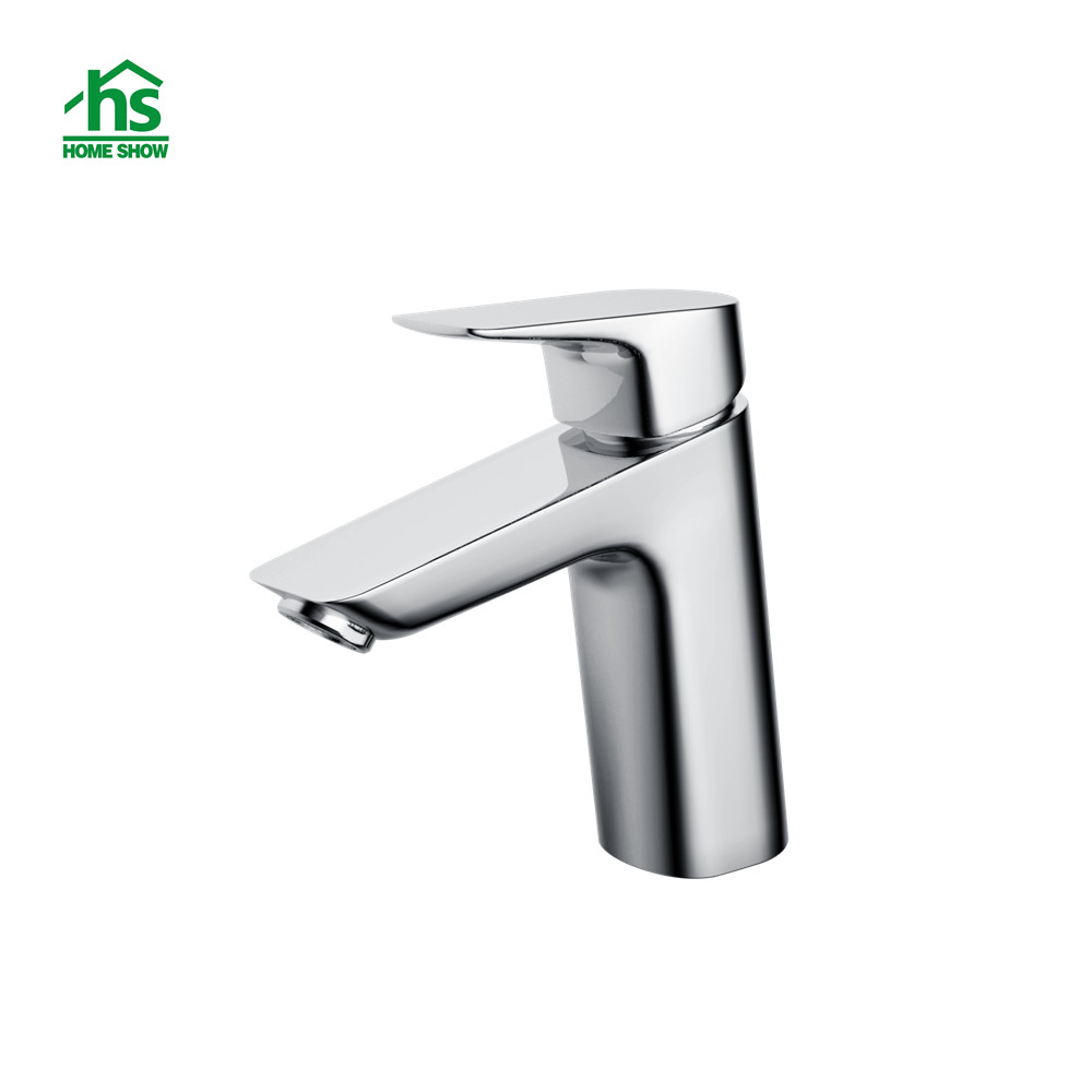 Wholesale Ecnomic Brass Chrome Single Level Basin Mixer Tap for Bathroom