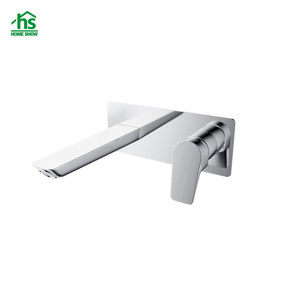 Wholesale Ecnomic Brass Chrome In Wall Single Level Cold and Hot Mixer Taps for Basin